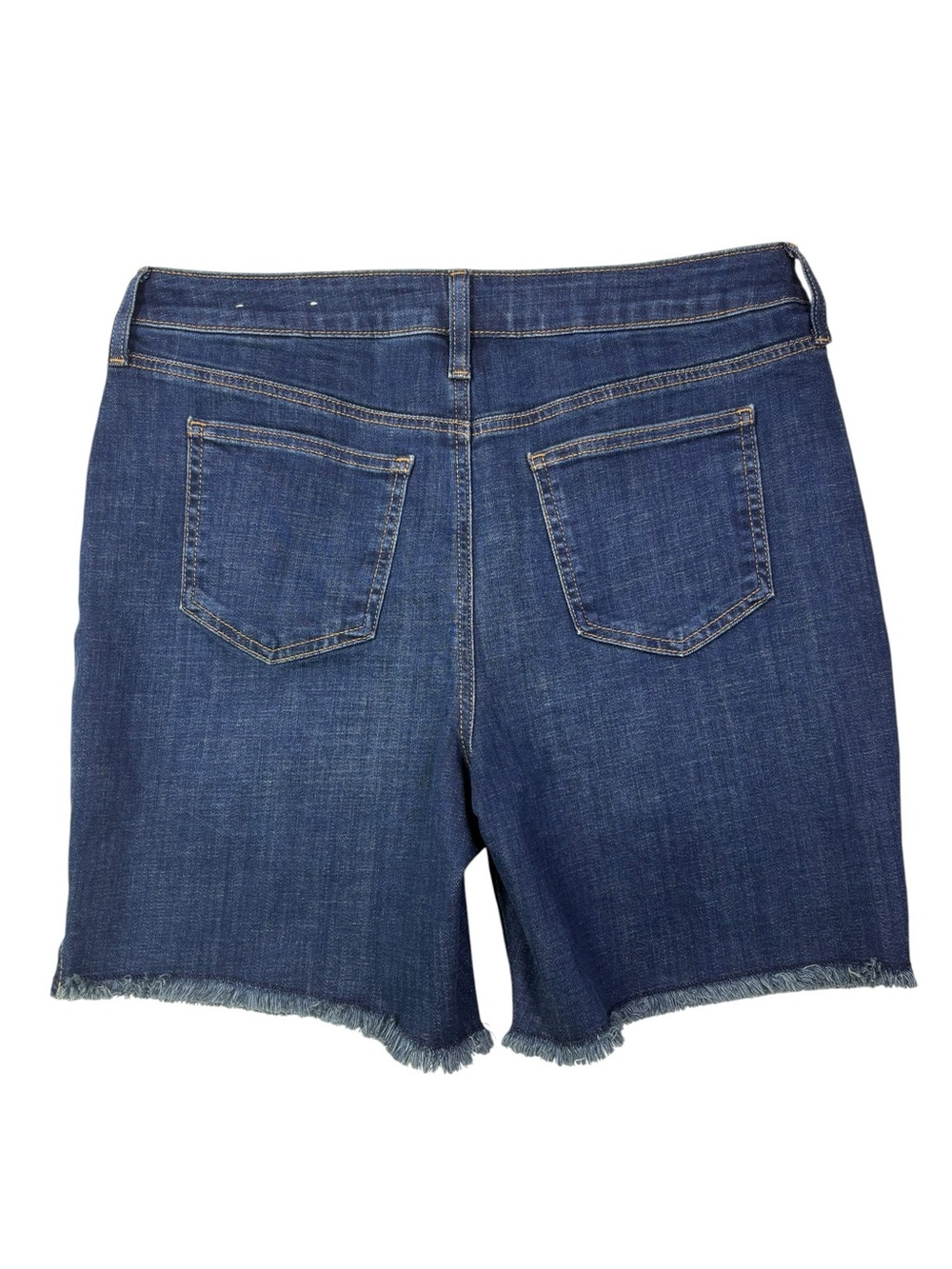 Chico’s Dark Wash So Slimming 7” Girlfriend Denim Shorts | Size 6 - Picture 3 of 6